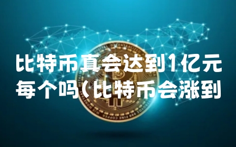 比特币真会达到1亿元每个吗（比特币会涨到1000万美金吗）