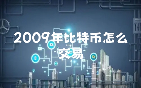 2009年比特币怎么交易