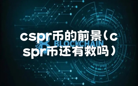 cspr币的前景（cspr币还有救吗）